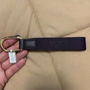 TUMI Purple and Gold Key Holder